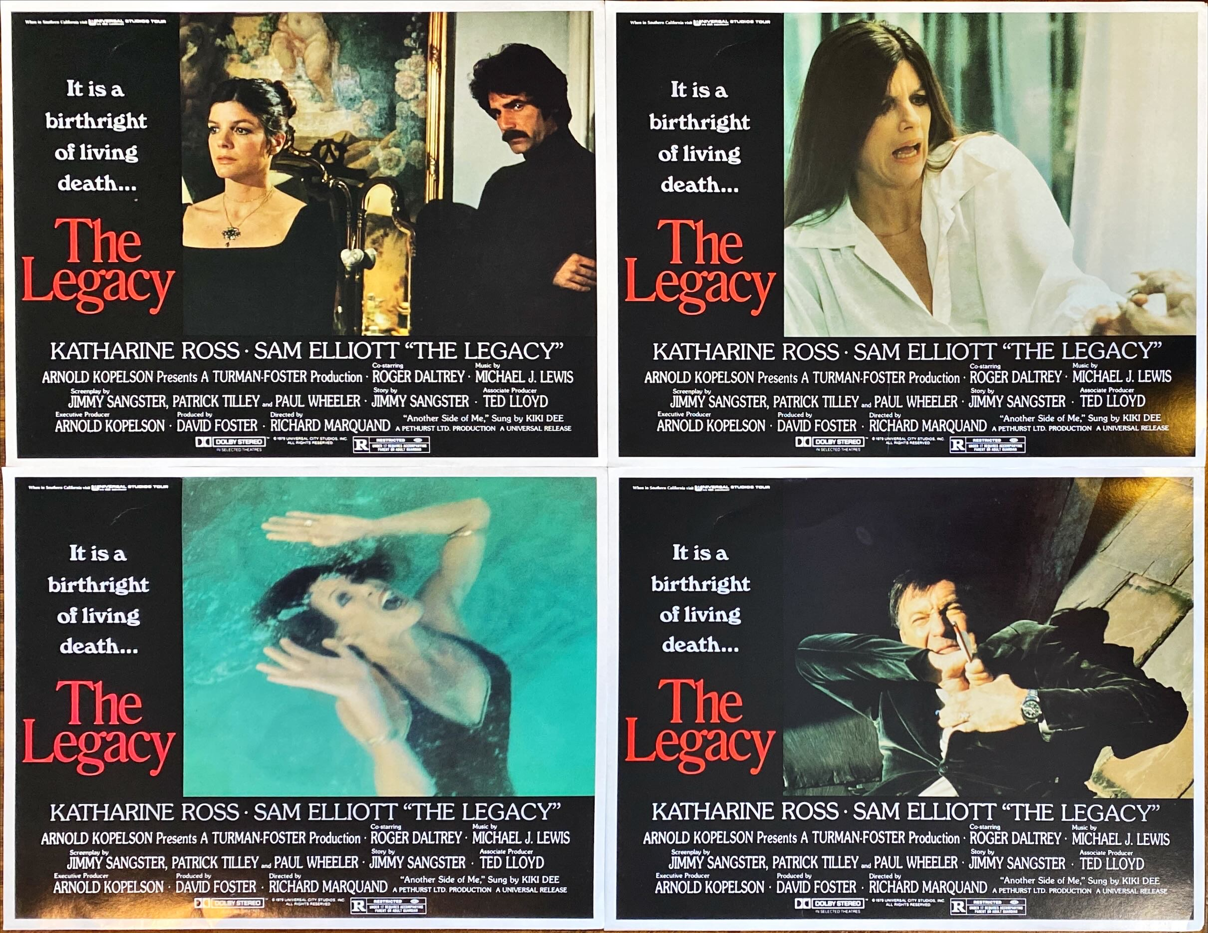 (229) LEGACY 4 Lobby Cards '79 - PosterCollectors.xyz