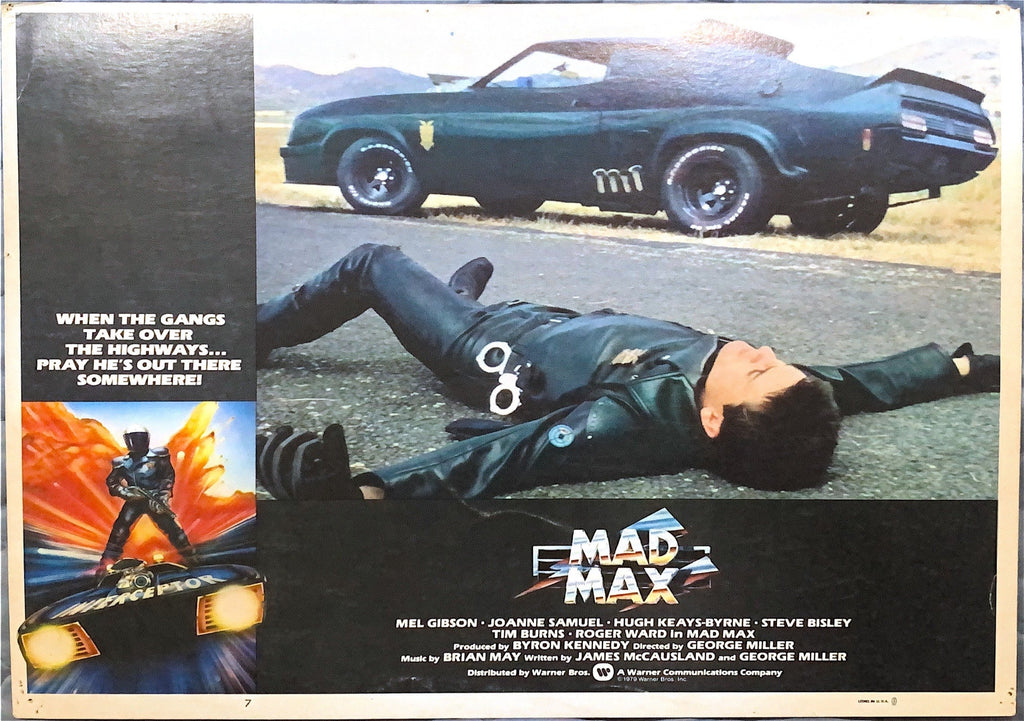 MAD MAX 5 int'l Lobby Cards 1980  Mel Gibson #841 - PosterCollectors.xyz