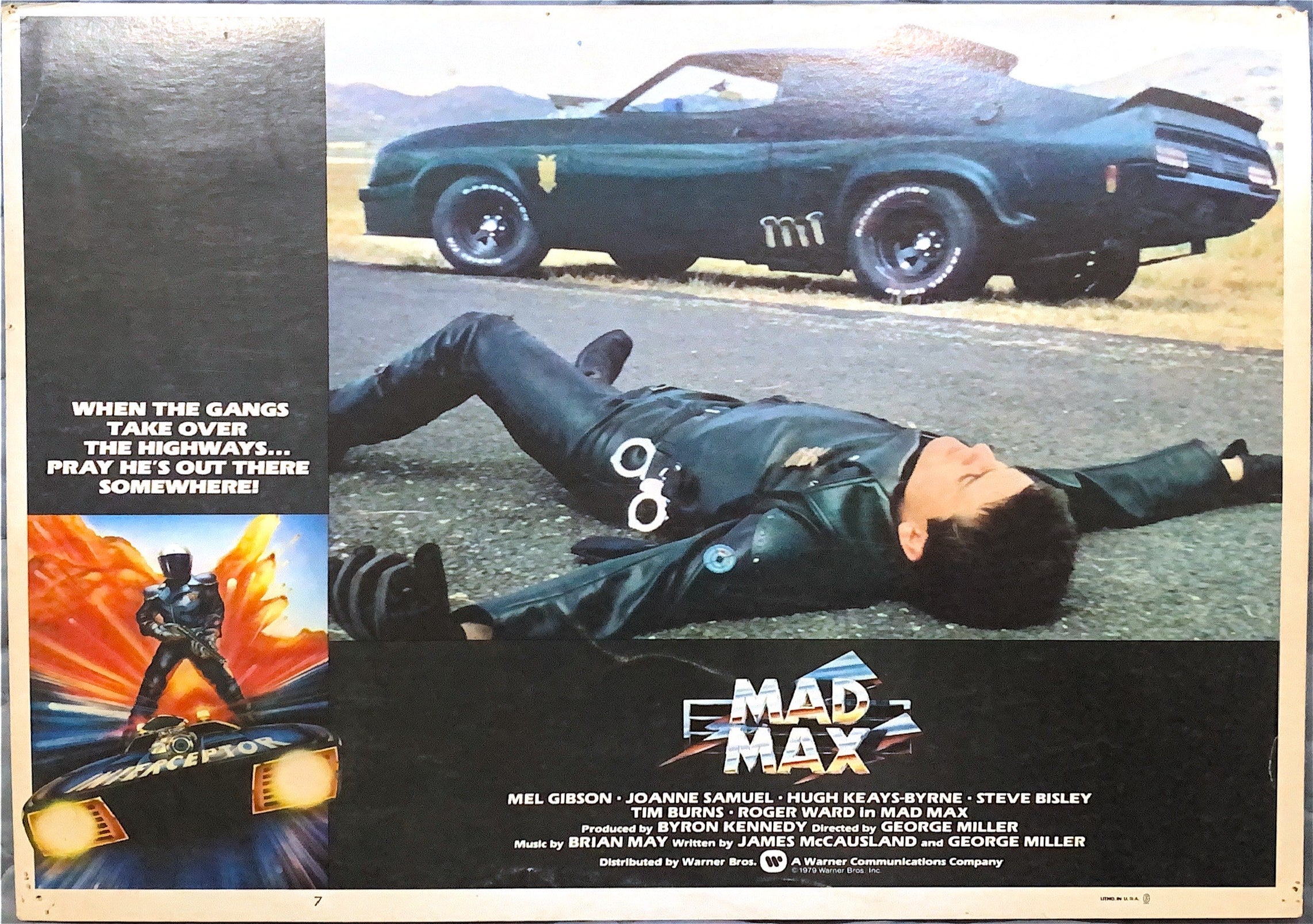 MAD MAX 5 int'l Lobby Cards 1980  Mel Gibson #841 - PosterCollectors.xyz