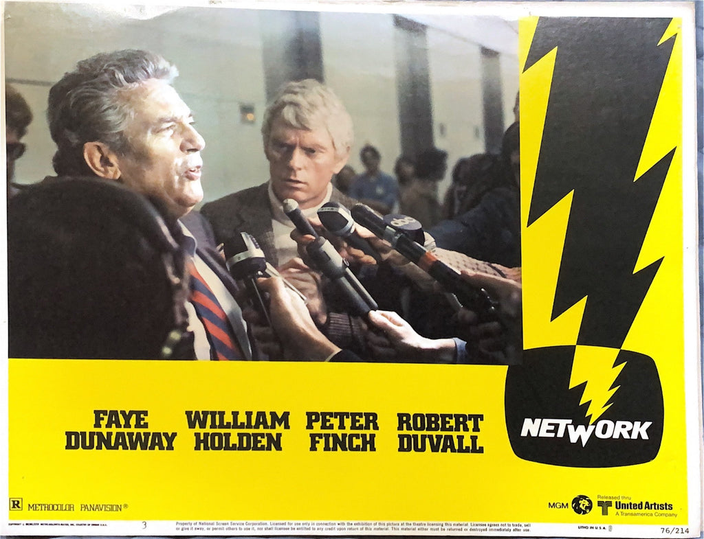 #848 NETWORK 7 Lobby Cards 1976 - PosterCollectors.xyz