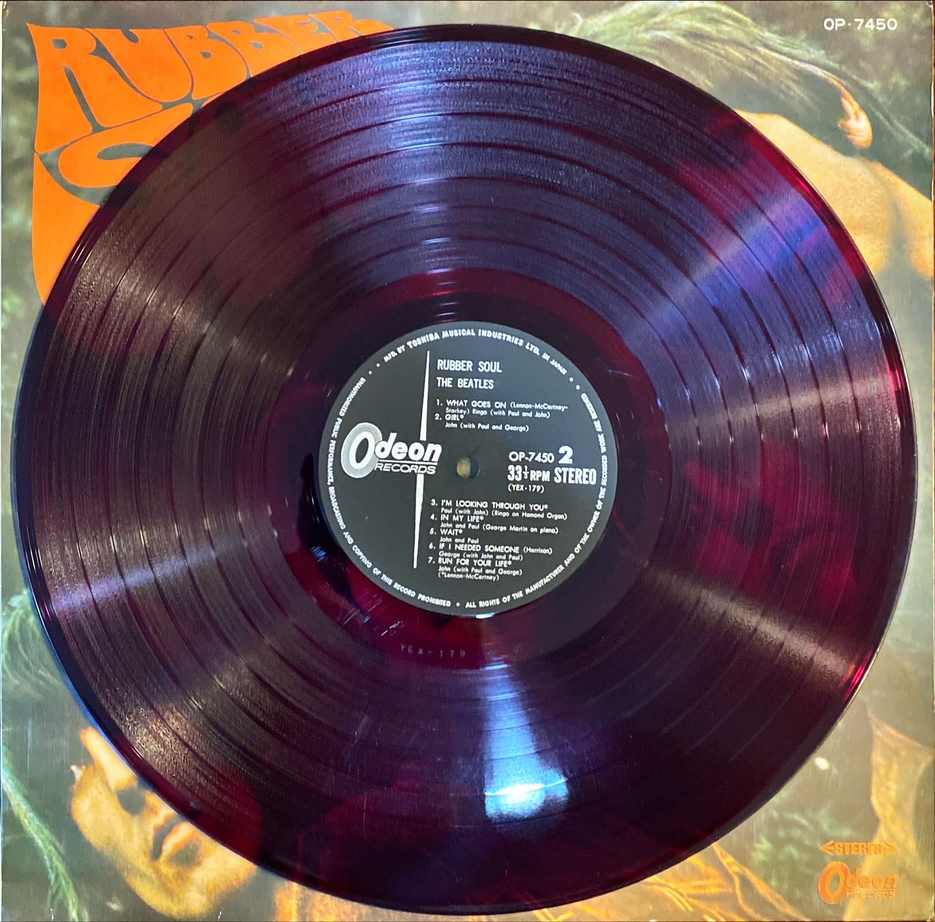 The Beatles Rubber Soul 1976 [Ultra Rare Japanese Import w/ OBI] Vinyl/LP #R32