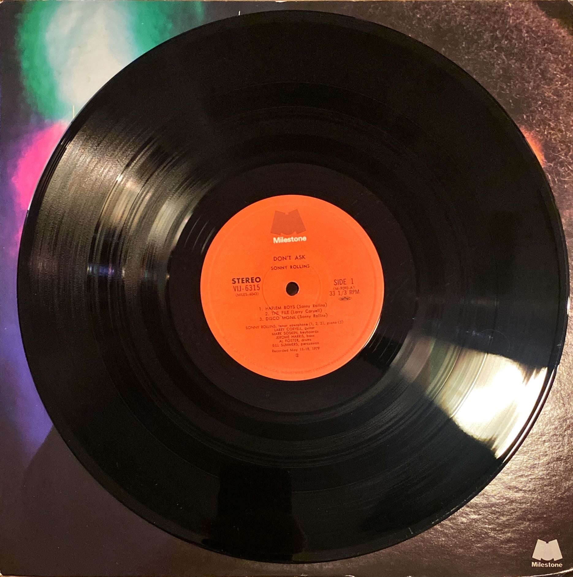 Sonny Rollins - Don't Ask 1979 [Rare Japanese Import] Vinyl/LP