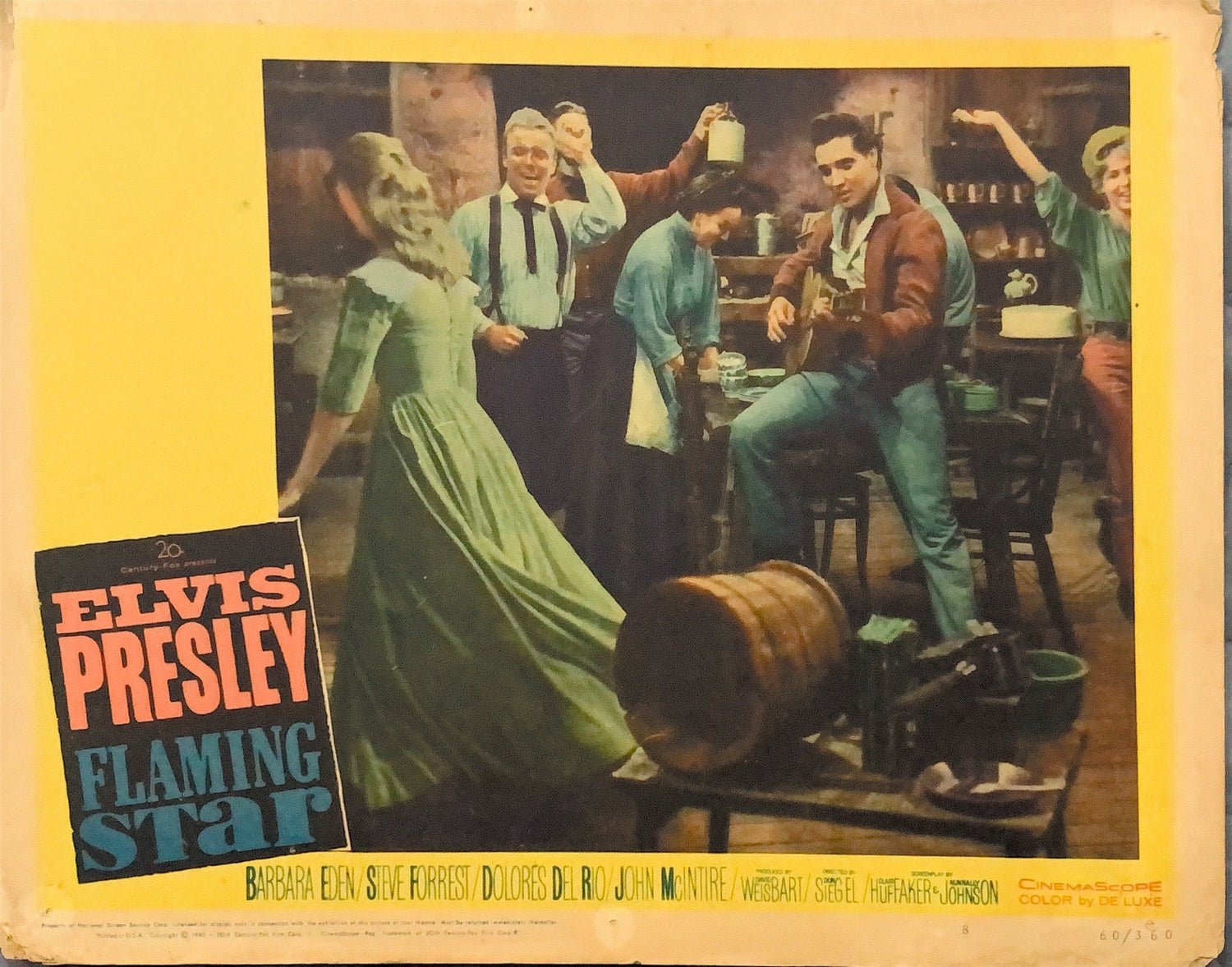 FLAMING STAR 6 Lobby Cards 1960 - Elvis Presley - PosterCollectors.xyz