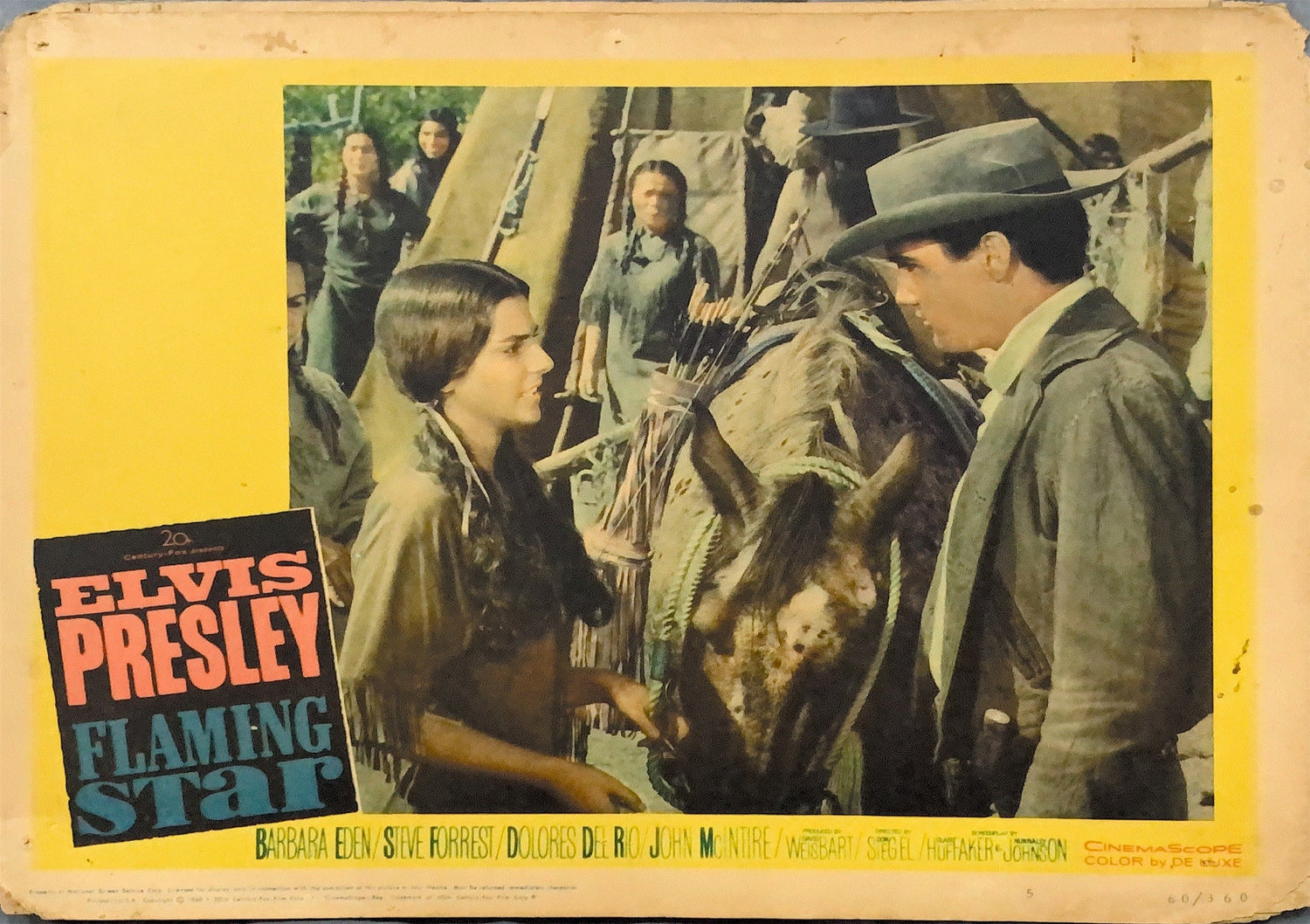 FLAMING STAR 6 Lobby Cards 1960 - Elvis Presley - PosterCollectors.xyz